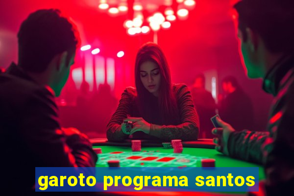 garoto programa santos